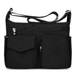 ZENTREON Large Crossbody Bag for Women Lightweight Purse Multi Pockets Waterproof Messenger Bag