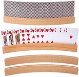 Tebery 4 Pack Wooden Playing Card H