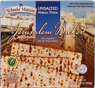 Yehuda Jerusalem Baked Unsalted Matzo, 10.5 oz