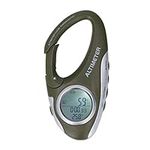 Digital Altimeter, Portable Hook Desing Digital Barometer with Direction, Clock, Temperature, Weather Forecast, and Altitude Display, Multifunctional Altimeter for Hiking Climbing