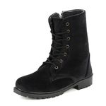 Snasta boots for women-Black,4 UK