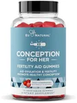 Conception for Her Fertility Gummies - Fertility Supplements for Women with Myo Inositol, Folate & More Essential Nutrients - Delicious Juicy Strawberry Hormone Balance Vitamins, 75 ct Gummies