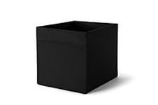 Ikea Drona Storage Box 33 x 38 x 33 cm black (for Expedit shelving unit – 4 pieces), black, 4 - Pack