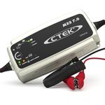 CTEK MXS 7.0 Fully Automatic Battery Charger (Charges, Maintains and Reconditions Car, Caravan & Motorhome batteries) 12V, 7 Amp - UK Plug, Black