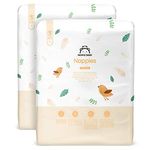 Amazon Brand - Mama Bear Premium Nappies, Size 3 (4-9 kg), 184 Count (2 Packs of 92), White