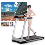 Superun Treadmills for Home Foldable, Raceable Folding Treadmill Suitable for High-Tech Equipment, MAX 158KG Incline Treadmill with APP Control, Running Machine with Multi-Runner Races