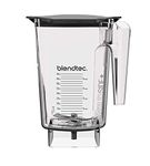 Blendtec 40-630-62 Clear WildSide+ Jar with Black Hard Lid