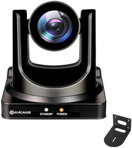 AVKANS PTZ Camera 30x Optical Zoom 3G-SDI USB IP Live Streaming AI Tracking Camera, PoE HDMI PTZ Cam for Church Event Livestream Services vMix OBS Wirecast
