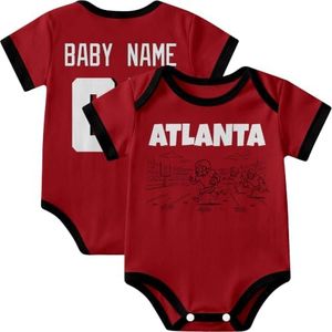 KREDE Atlanta Bodysuit Custom Name Baby Clothes for Baby Boy Gifts