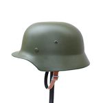 WW2 WWII German M35 Helmet Steel Material M1935 Soldier Stahlhelm Green Color