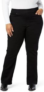 Levi Strauss Signature Gold Women's Totally Shaping Pull-on Bootcut Jeans High-Rise Stretch Denim (Also Available in Plus Size), Noir, 26 Long