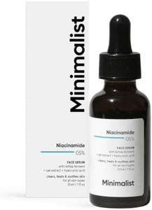 Minimalist Niacinamide 5% Serum with Hyaluronic Acid – Reduces Dark Spots, Controls Oil, Minimizes Pores, Strengthens Skin Barrier, Hydrating Daily Vitamin B3 Serum for All Skin Types (30 ml)