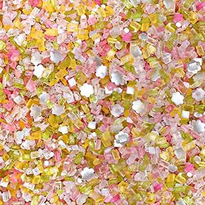'In Bloom' Bakery Bling Glittery Sugar with Spring Daisies