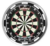 Unicorn Illuminated Dartboard Backboard Surround | Solar Flare | 360 Degrees Non-Glare Lighting | Fits any Standard Dartboard