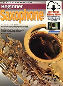 69120 - Progressive Beginner Saxophone - Book/Online Video & Audio: With Poster