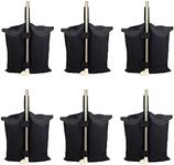 YELAIYEHAO 6 PCS Weights Bag for Pop up Canopy Tent Weighted Feet Bag Sand Bag (6pcs)