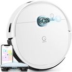 yeedi vac 2 pro Robot Vacuum Cleaner with Mop 3000Pa, 2 in 1 Robot Vacuum 200mins, 3D Obstacle Avoidance, Carpet Detection, Precise Customized Cleaning, Multi-floor Mapping, No-go Zones