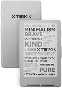 XTEINK X4 E-Book Reader (Developer Edition), 4.3" Pocket E-Ink eReader, Physical Page-Turn Buttons, Ultra-Thin 0.23" & 2.72 oz, Magnetic-Ready Design, Distraction-Free Reading, 16GB, Mist Gray