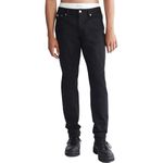 Calvin Klein Men's Slim Fit Jeans, Forever Black, 32W x 32L