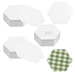 300PCS Hexagonal Paper Patchwork,1 Inch Paper Piecing for Quilting DIY Patchwork Sewing Crafts,Hexagon Paper Piecing Template,Quilting Templates for Sewing Supplies Quilting Accessories Crafting Tools
