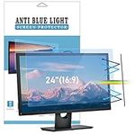 Lively Life 24 inch Computer Anti Blue Light Screen Protector for 16:9 Widescreen Display, Blue Light Blocking Filter, Anti UV and Blue Light Filter for Desktop Monitors (24",16:9)