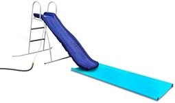 XDP Recreation Water Wave Slide Plus for Kids Ages 3-8, 6 Foot - Freestanding Outdoor Waterslide w/Built-in Adjustable Sprinkler & Ground Tarp, Wet or Dry Summer Backyard Fun
