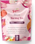 Tropace Organic Hibiscus Nursing Tea – Herbal Caffeine-Free Tea for Moms, with Fenugreek, Anise, Sorghum & Coriander – Rooted in Africa, Packed in USA – 20 Tea Bags, 1.4 oz (40g)