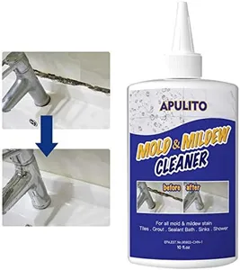 APULITO Household Black Stain Cleaner Gel for Bathroom Kitchen Household Cleaning (10 Fl Oz (Pack of 1))