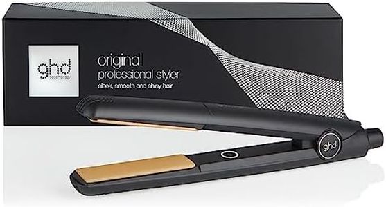 ghd Original & Improved Professional Hair Straighteners, Single-ZoneTM Technology with Constant Temperature of 185 Degrees, Black