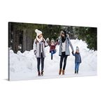 PICANOVA – Custom Canvas Prints with Your Photo 120 x 60 cm – Customize with Your Own Picture & Text – Personalized Photo on Canvas Print Wall Art – Photo Canvas Print Stretched on Wooden Frame