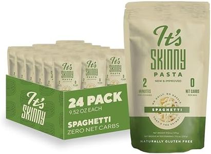 It’s Skinny Low Carb Pasta - Pre-cooked Spaghetti Pasta, Konjac Shirataki Noodles, Gluten Free Pasta, Vegan and Keto-Friendly (24-pack)