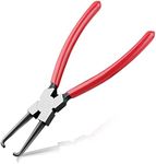 LEONTOOL Car Fuel Line Pliers 8 inches Fuel Filter Caliper Red Hose Clamp Pliers In-Line Fuel Filter Tool Hose Removal Pliers Fuel Line Disconnect Tool for Car Auto Maintenance