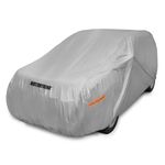 Motor Trend Safeguard Car Cover for Vans/SUV - Advanced Protection Formula All Weather Waterproof Outdoor Vehicle Cover, Fits Vans & SUVs up to 225" L (OV-643_N)