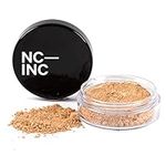 Mineral Foundation by NCINC - Naked Bare Skin Minerals | Full Coverage Powder Foundation | Large 8g NET (Beige)