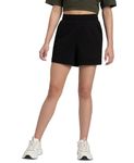 Jockey A157 Womens Super Combed Cotton Rich Straight Fit Shorts with Side Pockets_Black_S