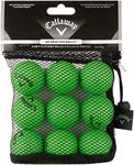 Callaway HX 18-Pack Practice Balls, Lime Green