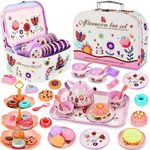 Lajeje Tea Set for Little Girls, Bi