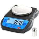 MOCCO Precision Electronic Lab Scale Analytical Balance Scientific Scale 600g x 0.01g Compact Accurate Jewelry Scales LCD Weighing Science Scale with Adapter and Calibration Weight