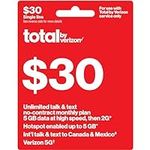 Total by Verizon $30 No-Contract Si