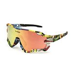 EnzoDate Cycling Polarized Goggles with 3 Lenses for Mountain Bike ATV Outdoor Sports Sunglasses MTB Eyewear