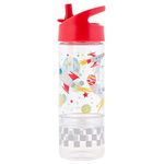 Stephen Joseph, Kids Sip and Snack Water Bottle, 12 oz Tritan BPA Free, Drink and Snack Water Bottle for Girls & Boys, Back to School Water Bottle, Space