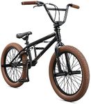 Mongoose Legion L20 Kids Freestyle BMX Bike, Intermediate Rider, Boys and Girls Bikes, Hi-Ten Steel Frame, 20-Inch Wheels, Black