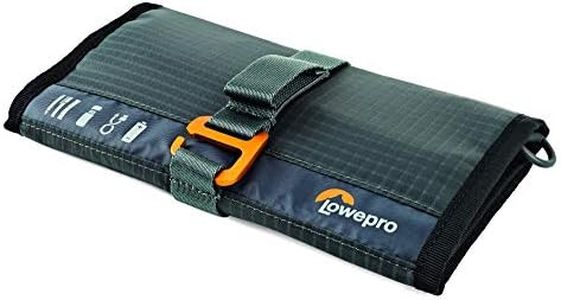 Lowepro Wrap Gearup Wrap. Compact Travel Organizer for Phone Cables, Adapters, USB Memory Sticks and Small Devices., Dark Grey (Lp37140-Pww)