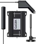 Upgarde Cell Booster for Car, Truck Cell Phone Signal Booster on Band 2/4/5/12/13/17/25/66 for 5G Support All U.S.Carriers AT&T T-Mobile Verizon and More Cellphone Booster for RV Car Vehicle Call/Data