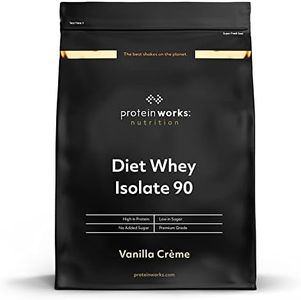THE PROTEIN WORKS Diet Whey Isolate 90 (Isolat De Whey) | Faible Teneur en Graisses | Shake Ultra Pur | Favorise la Perte de Poids | THE PROTEIN WORKS | Crème Vanillée | 2kg