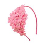 El Regalo Beautiful Bunch Of Flowers Hairband with Pearls, Plastic Heasband for Girls Christmas Gift, Pack of 1 - Pink