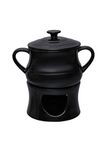 Clay Craft Basics - Fondue Set, 550ml, Black, standard (CCB-FONDUESET-BLACK)