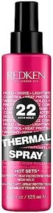 Redken Thermal Spray High Hold, Thermal Setting Mist, All Hair Types, For Curling and Flat Irons, Sets Styles with Lasting Hold, Protects Against Heat Damage, 125ml
