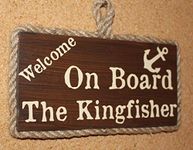 Personalised wooded Sign for a Boat, Boating Gift