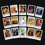 Romantic Bollywood Songs Polaroids | Bollywood Hit Songs Mini Poster Kit (Set of 15) | Hits like Ajab Si, Tum Se Hi, Haule Haule Songs Size (8 x 6 cm) Posters for Phone Accessories, Bedroom, Office